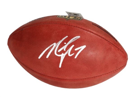 Lot of (6) Michael Vick Signed NFL Footballs